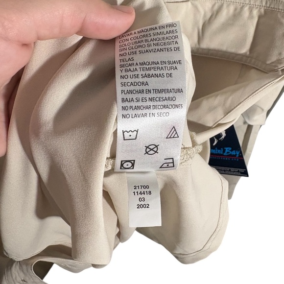 *NWT* Bimini Bay Outfitters Mens Vented Long Sleeve Fishing Shirt Beige 3XL - Picture 8 of 11